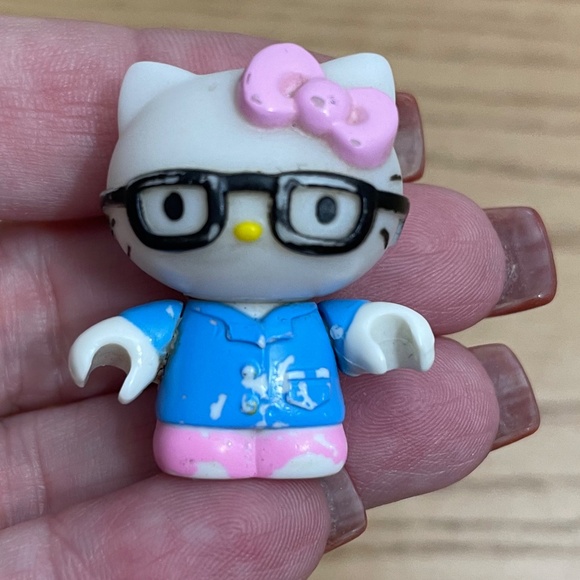 HELLO KITTY & Friends Family Figures w Glasses Set 5 PVC Sanrio 2012 Cake Topper - Picture 5 of 8